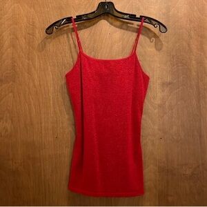 Express Red Fitted Camisole